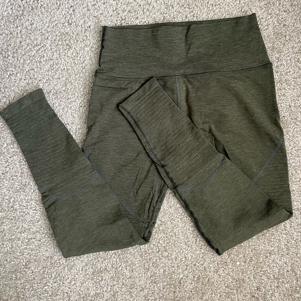 Medium Army Green Revival Alphalete Leggings